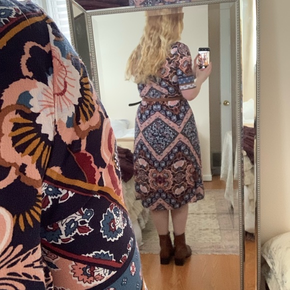 M&S Patterned Dress - Picture 3 of 4